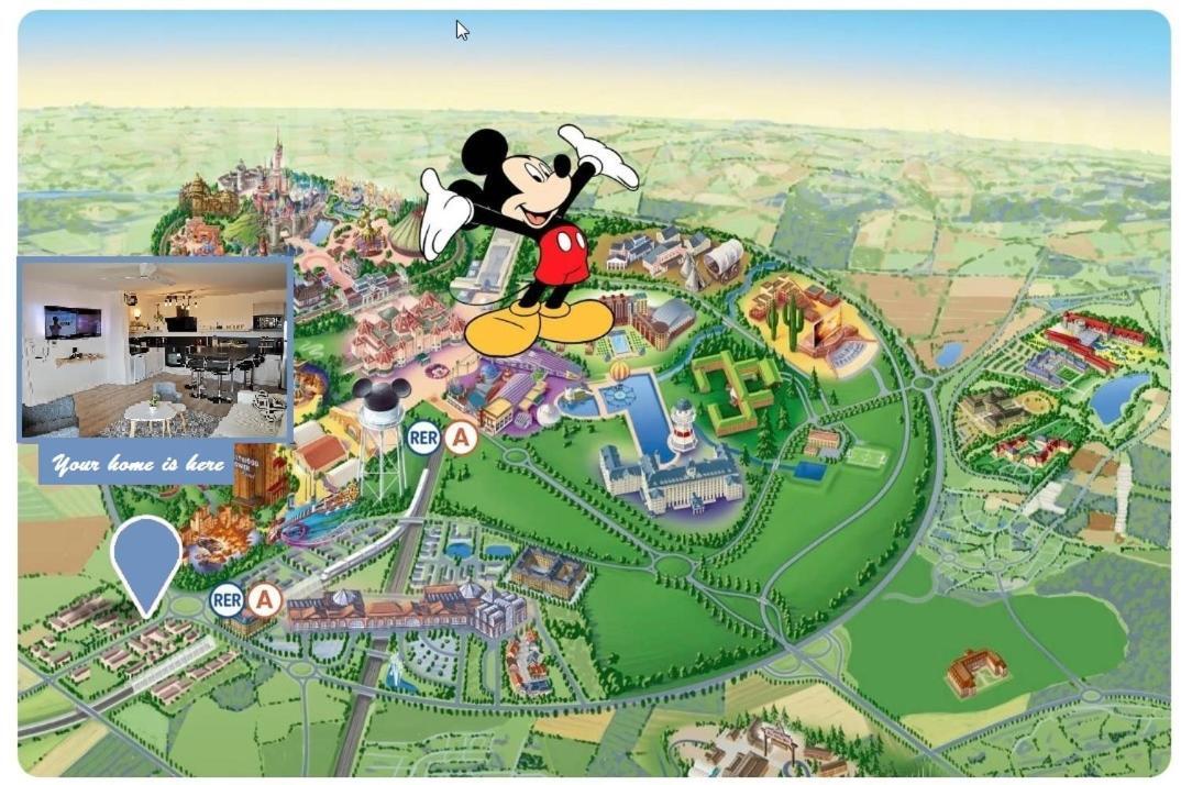 Myhomezen Montevrain Disneyland Val D'Europe - 3D Playstation 4 Zewnętrze zdjęcie